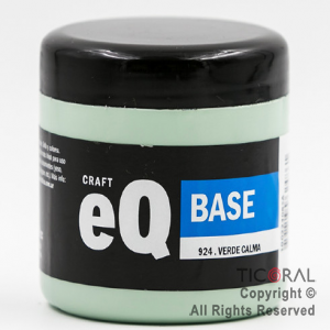 BASE ACRILICA EQ 924 VERDE CALMA 200 CC X 3 UNIDADES